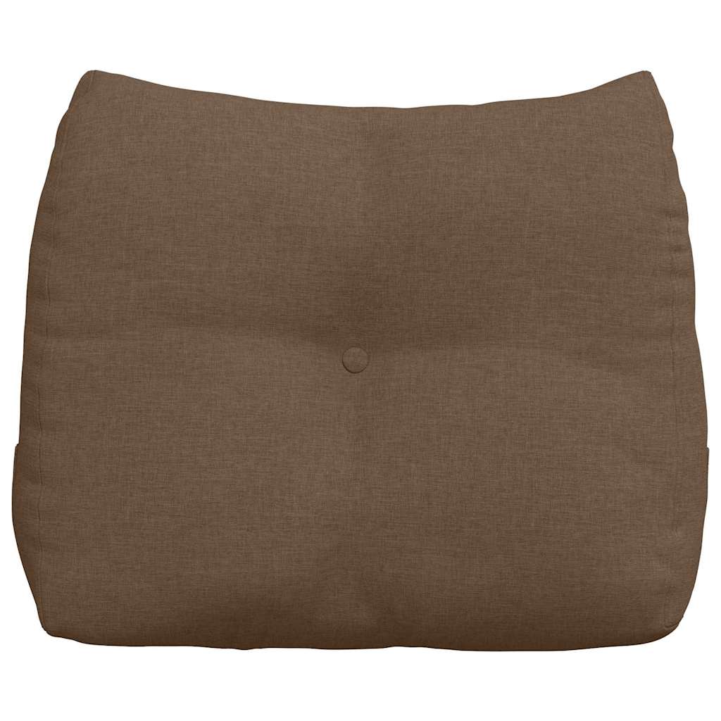 Polštář Na Záda Hnědá 60 X 24 X 50 Cm Textil