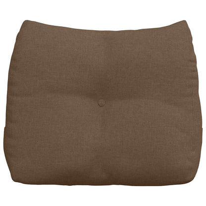 Polštář Na Záda Hnědá 60 X 24 X 50 Cm Textil
