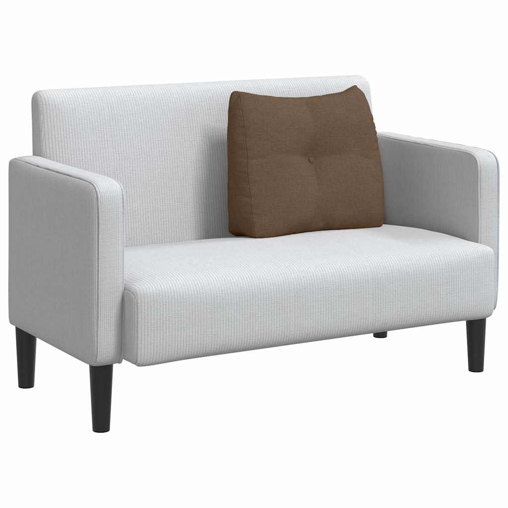 Polštář Na Záda Hnědá 60 X 24 X 50 Cm Textil