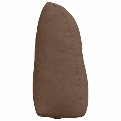 Polštář Na Záda Hnědá 60 X 24 X 50 Cm Textil