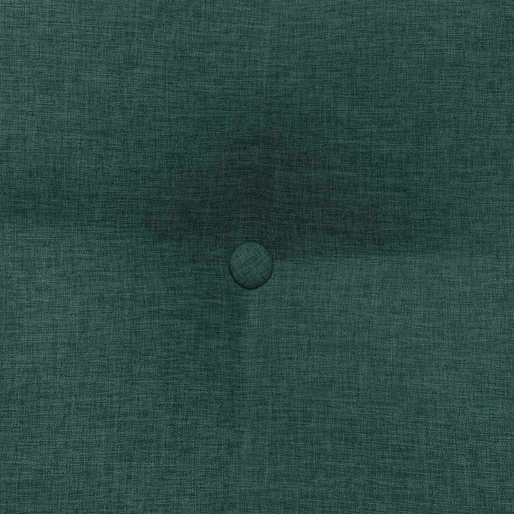 Polštář Na Záda Tmavě Zelená 60 X 24 X 50 Cm Textil