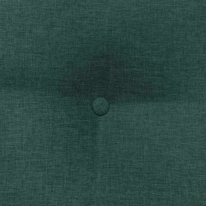 Polštář Na Záda Tmavě Zelená 60 X 24 X 50 Cm Textil