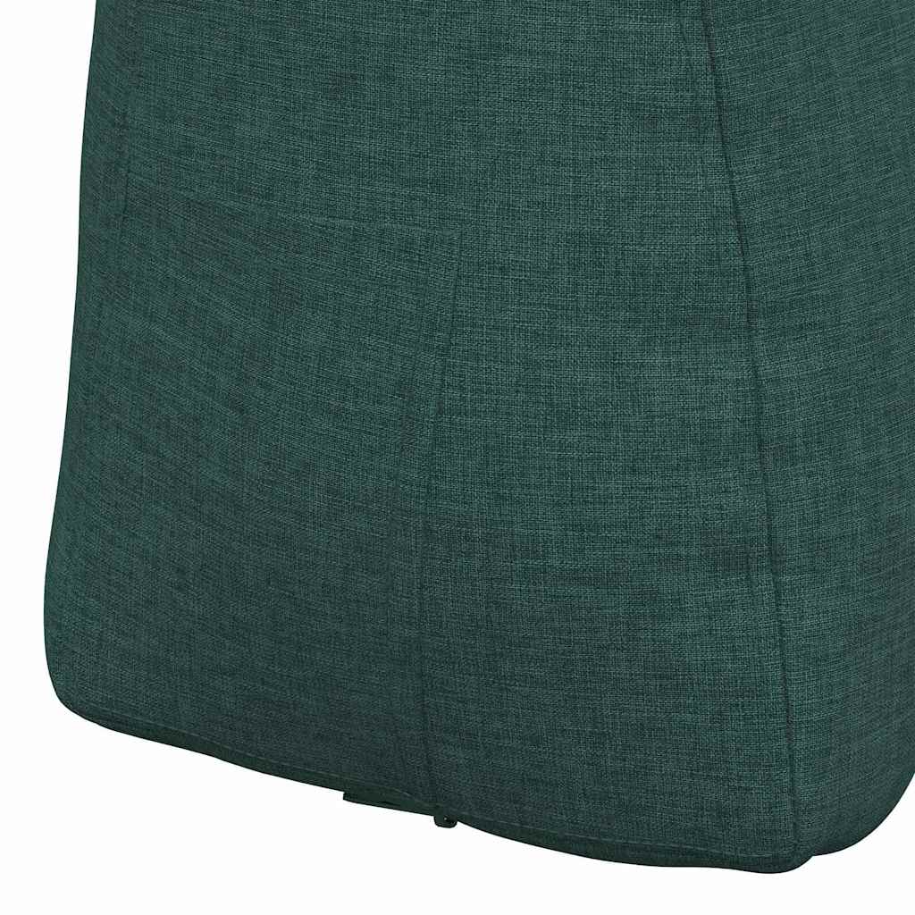Polštář Na Záda Tmavě Zelená 60 X 24 X 50 Cm Textil