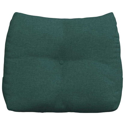 Polštář Na Záda Tmavě Zelená 60 X 24 X 50 Cm Textil