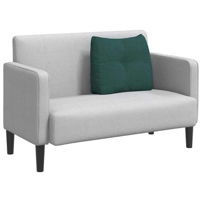 Polštář Na Záda Tmavě Zelená 60 X 24 X 50 Cm Textil