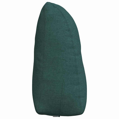 Polštář Na Záda Tmavě Zelená 60 X 24 X 50 Cm Textil