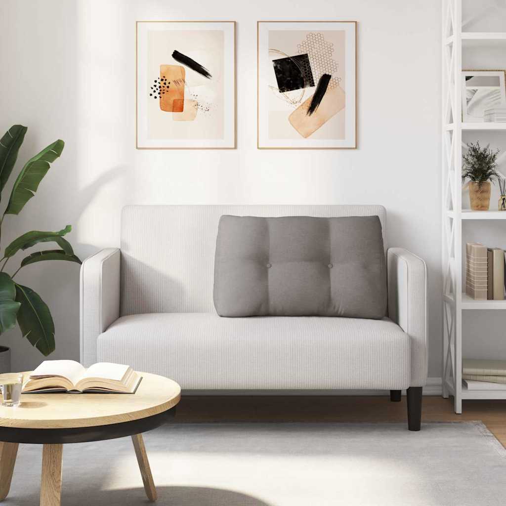 Polštář Na Záda Taupe 80 X 24 X 50 Cm Textil