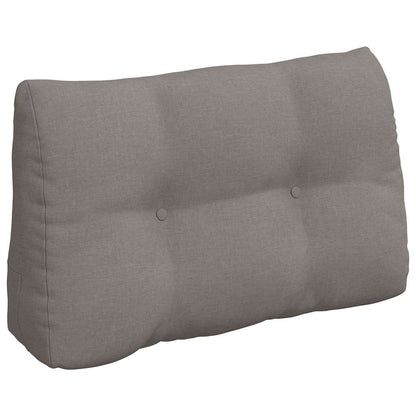 Polštář Na Záda Taupe 80 X 24 X 50 Cm Textil