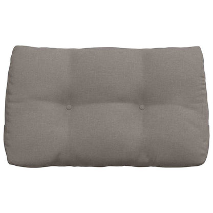 Polštář Na Záda Taupe 80 X 24 X 50 Cm Textil