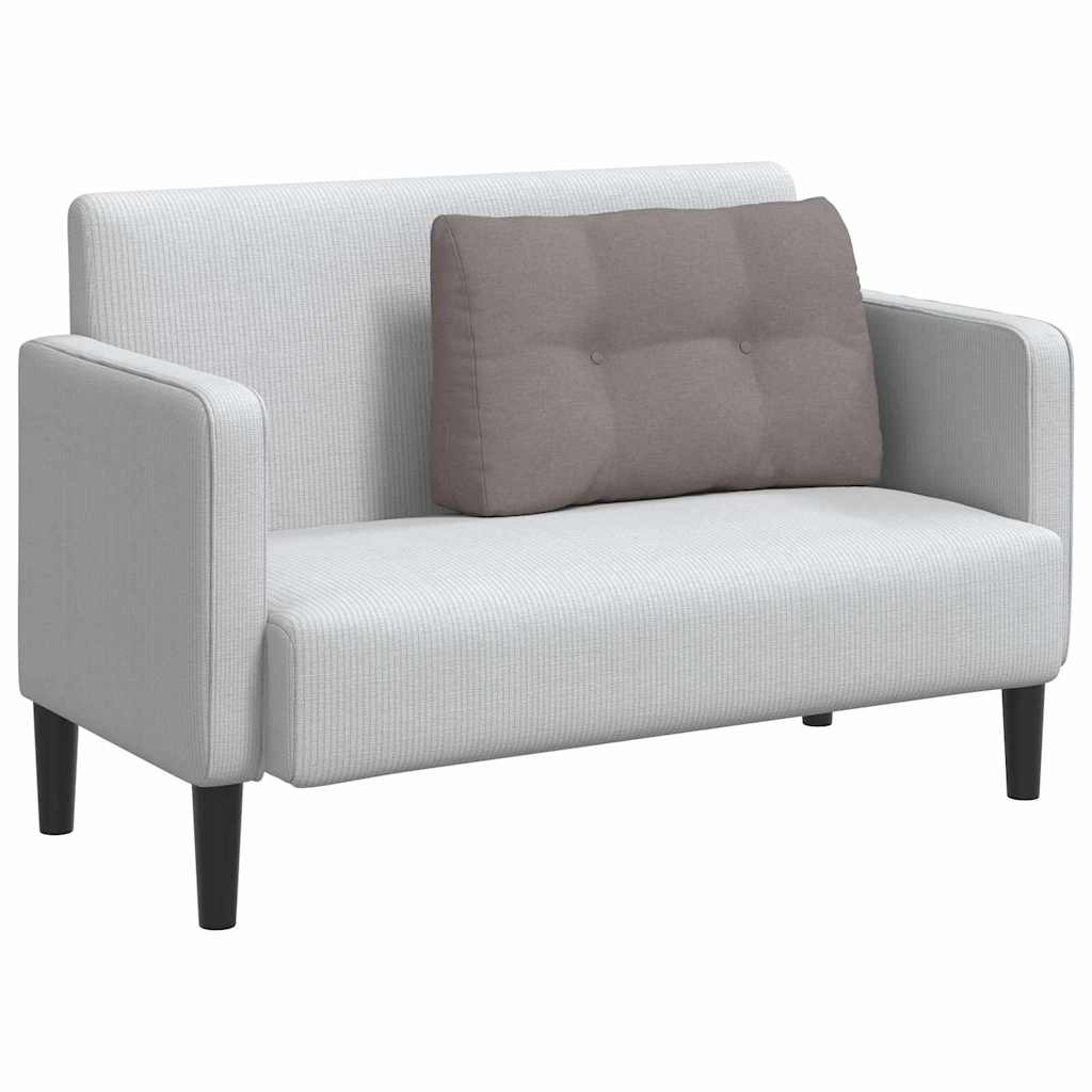 Polštář Na Záda Taupe 80 X 24 X 50 Cm Textil