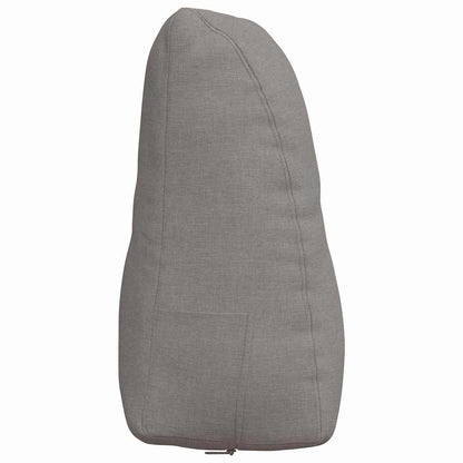 Polštář Na Záda Taupe 80 X 24 X 50 Cm Textil