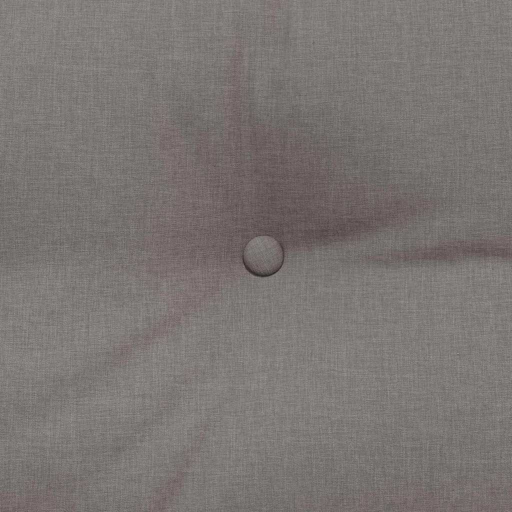 Polštář Na Záda Taupe 120 X 24 X 50 Cm Textil