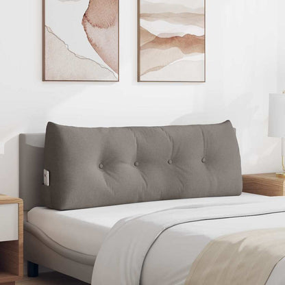 Polštář Na Záda Taupe 120 X 24 X 50 Cm Textil