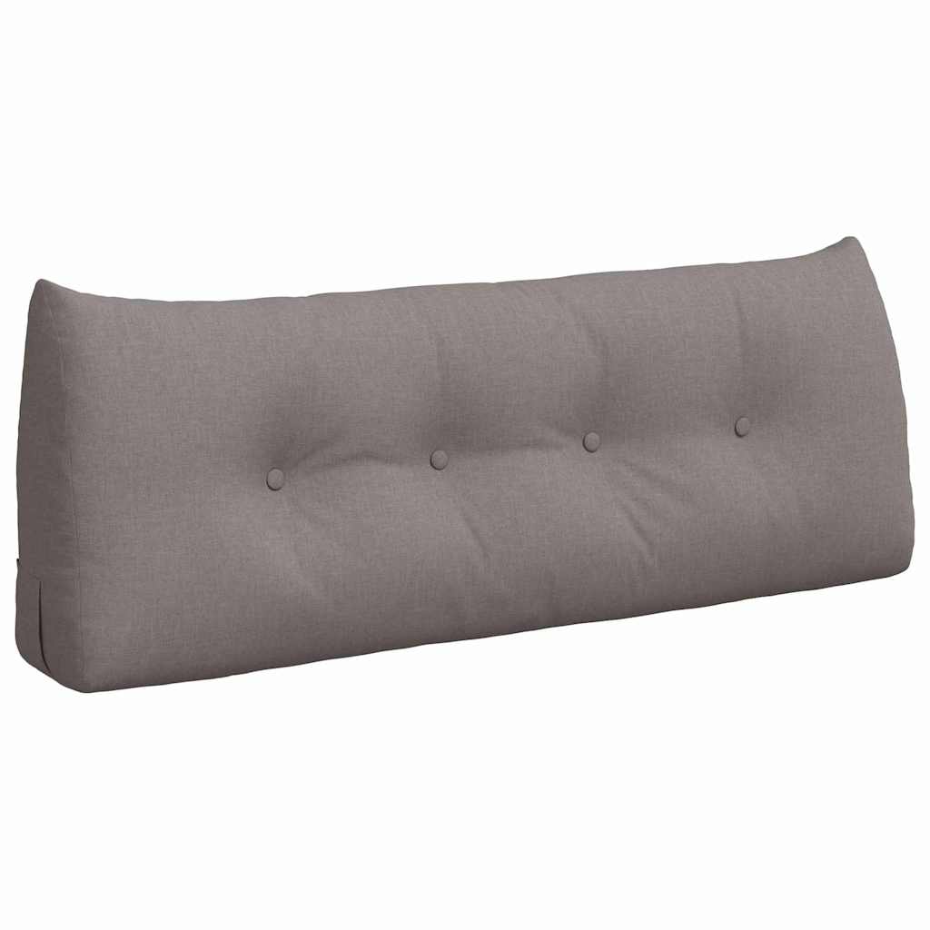 Polštář Na Záda Taupe 120 X 24 X 50 Cm Textil