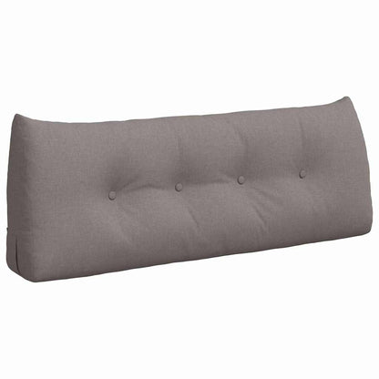 Polštář Na Záda Taupe 120 X 24 X 50 Cm Textil