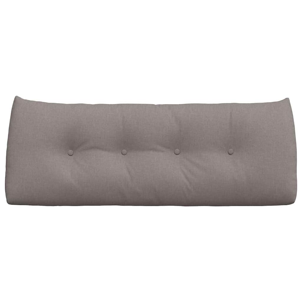 Polštář Na Záda Taupe 120 X 24 X 50 Cm Textil