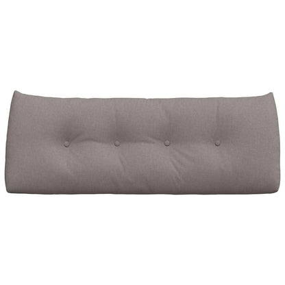 Polštář Na Záda Taupe 120 X 24 X 50 Cm Textil