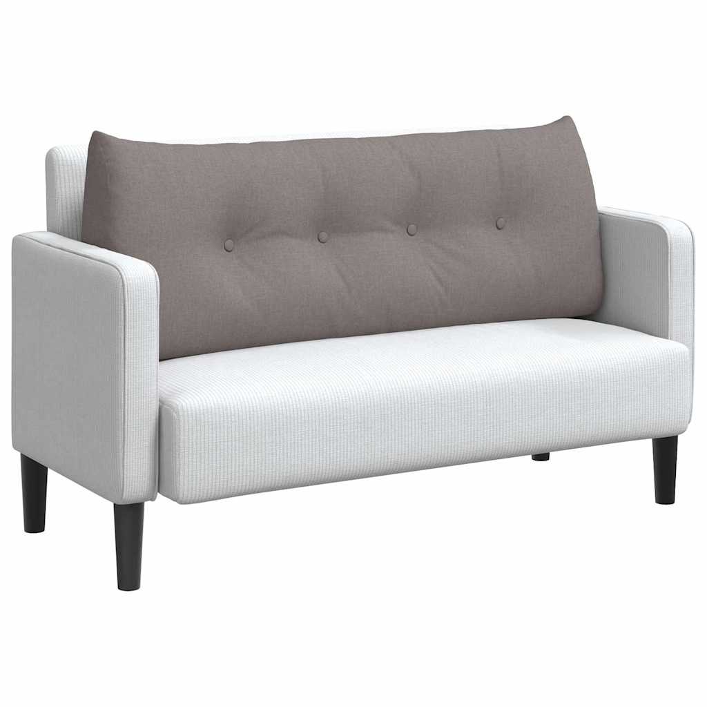 Polštář Na Záda Taupe 120 X 24 X 50 Cm Textil