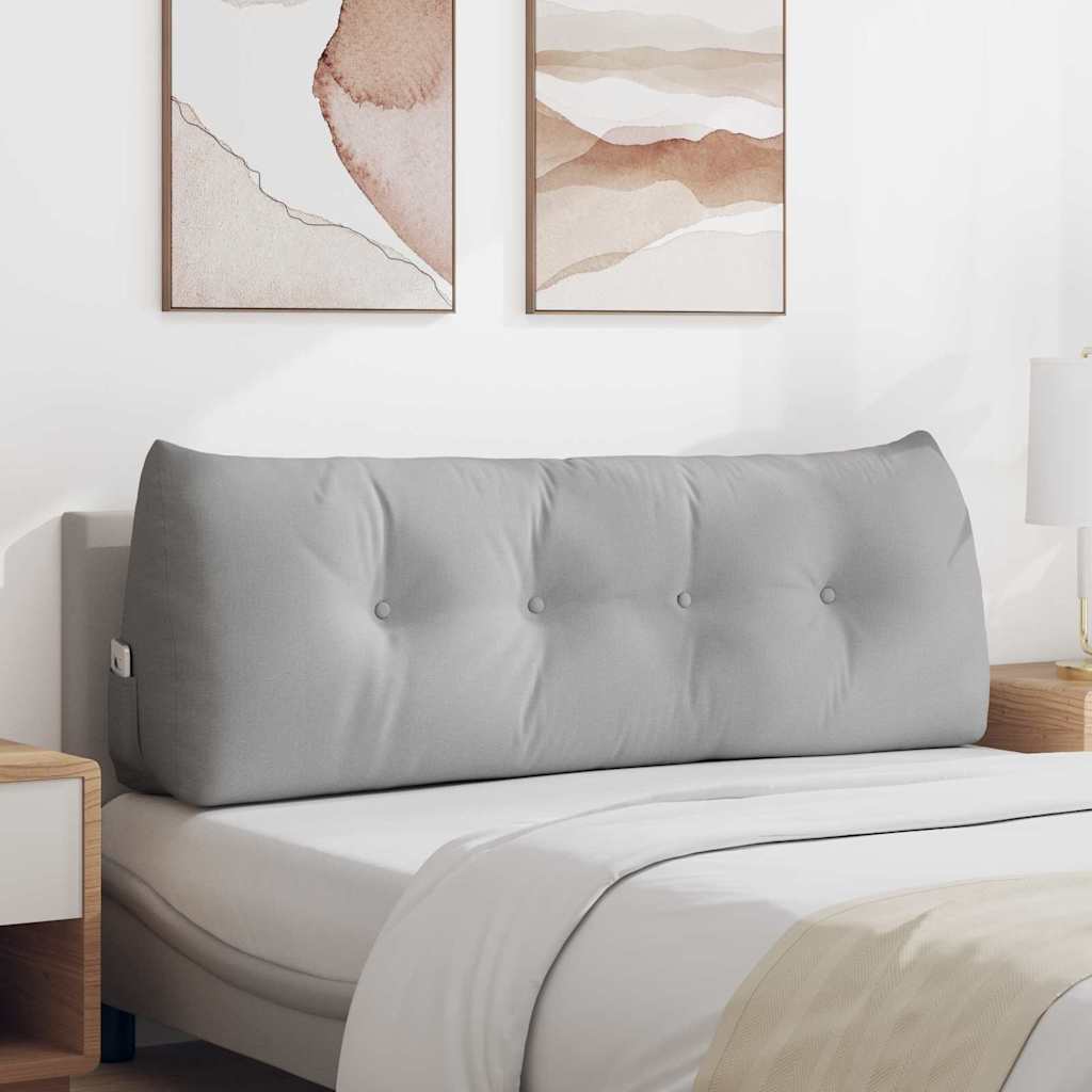 Polštář Na Záda Oblačno Šedá 140 X 24 X 50 Cm Textil