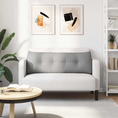Polštář Na Záda Oblačno Šedá 140 X 24 X 50 Cm Textil