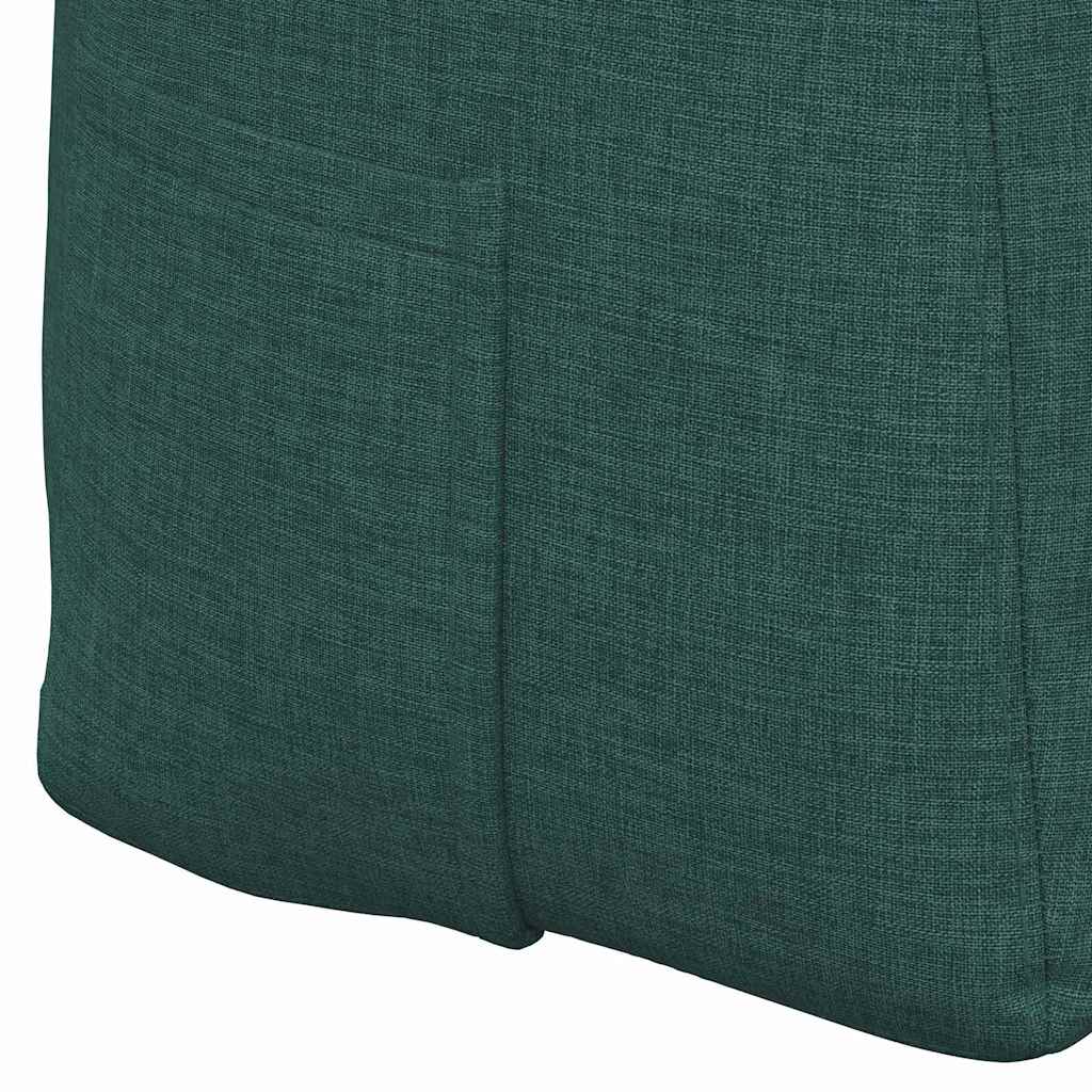 Polštář Na Záda Tmavě Zelená 180 X 24 X 50 Cm Textil