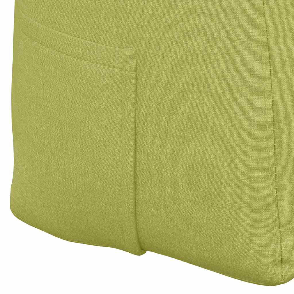 Polštář Na Záda Světlá Zelená 180 X 24 X 50 Cm Textil