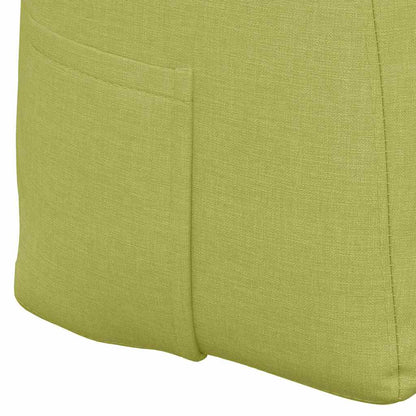 Polštář Na Záda Světlá Zelená 180 X 24 X 50 Cm Textil