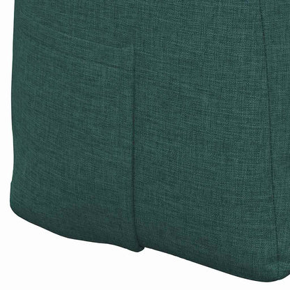Polštář Na Záda Tmavě Zelená 200 X 24 X 50 Cm Textil