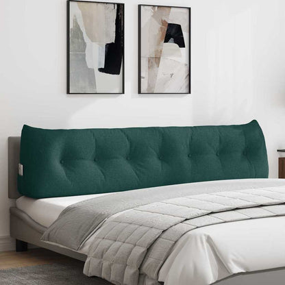 Polštář Na Záda Tmavě Zelená 200 X 24 X 50 Cm Textil