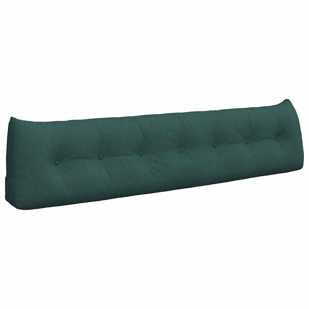 Polštář Na Záda Tmavě Zelená 200 X 24 X 50 Cm Textil