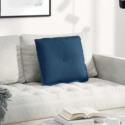Polštář Na Záda Modrá 50 X 19 X 45 Cm Textil