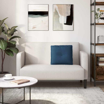 Polštář Na Záda Modrá 50 X 19 X 45 Cm Textil