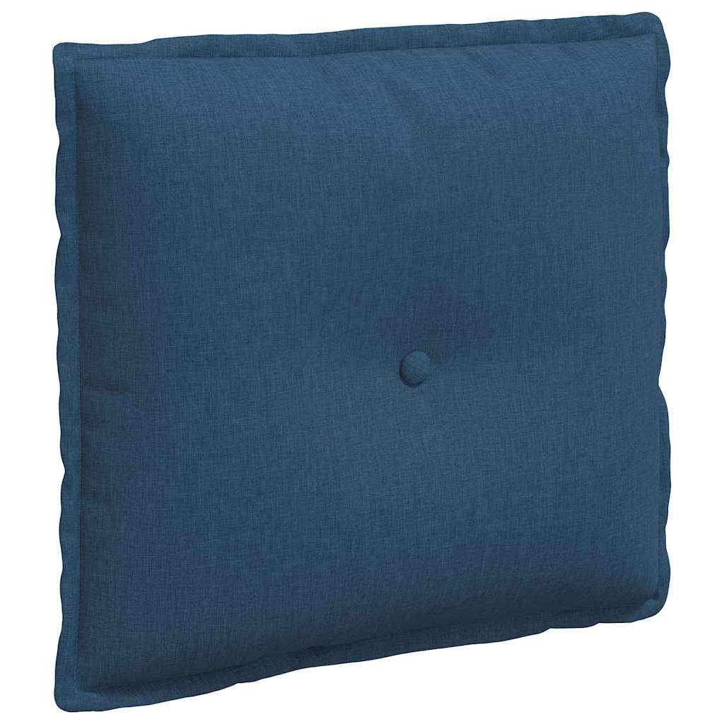 Polštář Na Záda Modrá 50 X 19 X 45 Cm Textil