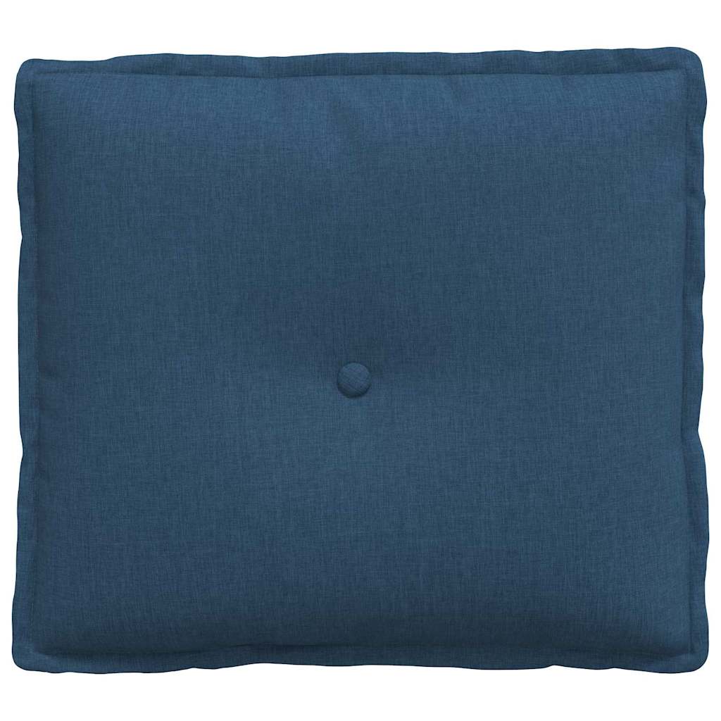 Polštář Na Záda Modrá 50 X 19 X 45 Cm Textil
