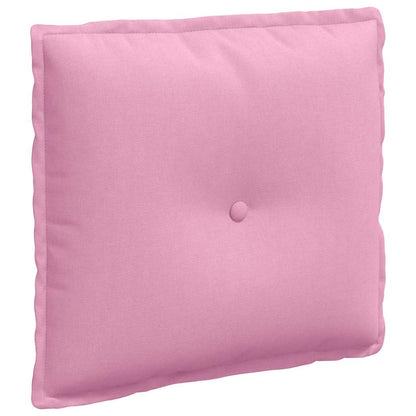 Polštář Na Záda Růžová 50 X 19 X 45 Cm Textil