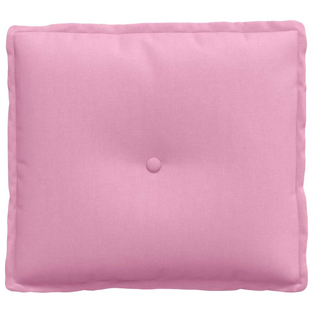 Polštář Na Záda Růžová 50 X 19 X 45 Cm Textil