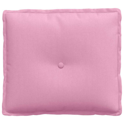 Polštář Na Záda Růžová 50 X 19 X 45 Cm Textil