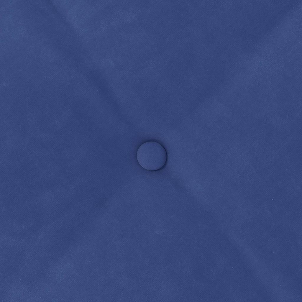 Polštář Na Záda Policová Modrá 50 X 45 Cm Žebrovaná Látka