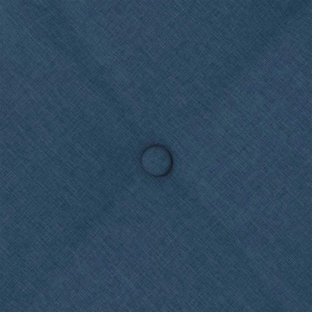 Polštář Na Záda Modrá 60 X 19 X 50 Cm Textil