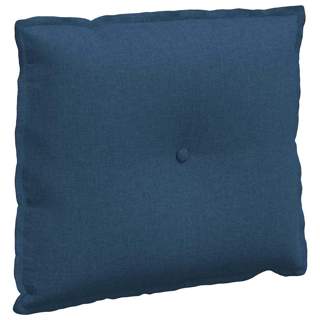 Polštář Na Záda Modrá 60 X 19 X 50 Cm Textil