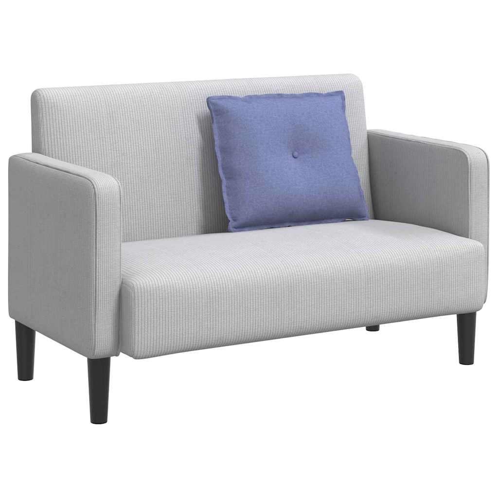 Polštář Na Záda Modrá Džínovina 60 X 19 X 50 Cm Textil