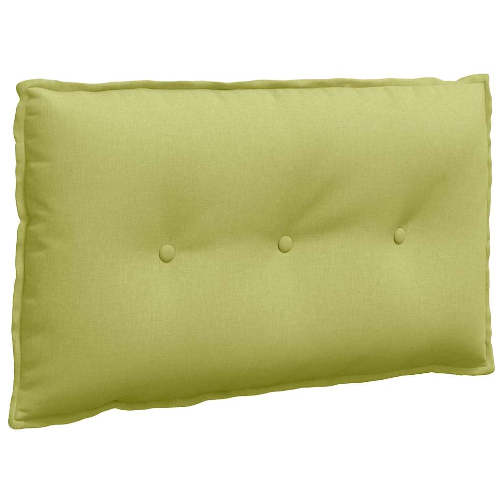 Polštář Na Záda Světlá Zelená 80 X 19 X 50 Cm Textil