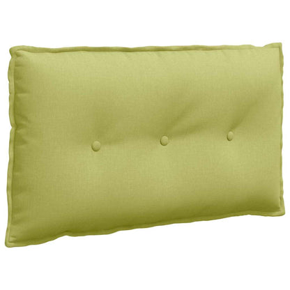 Polštář Na Záda Světlá Zelená 80 X 19 X 50 Cm Textil
