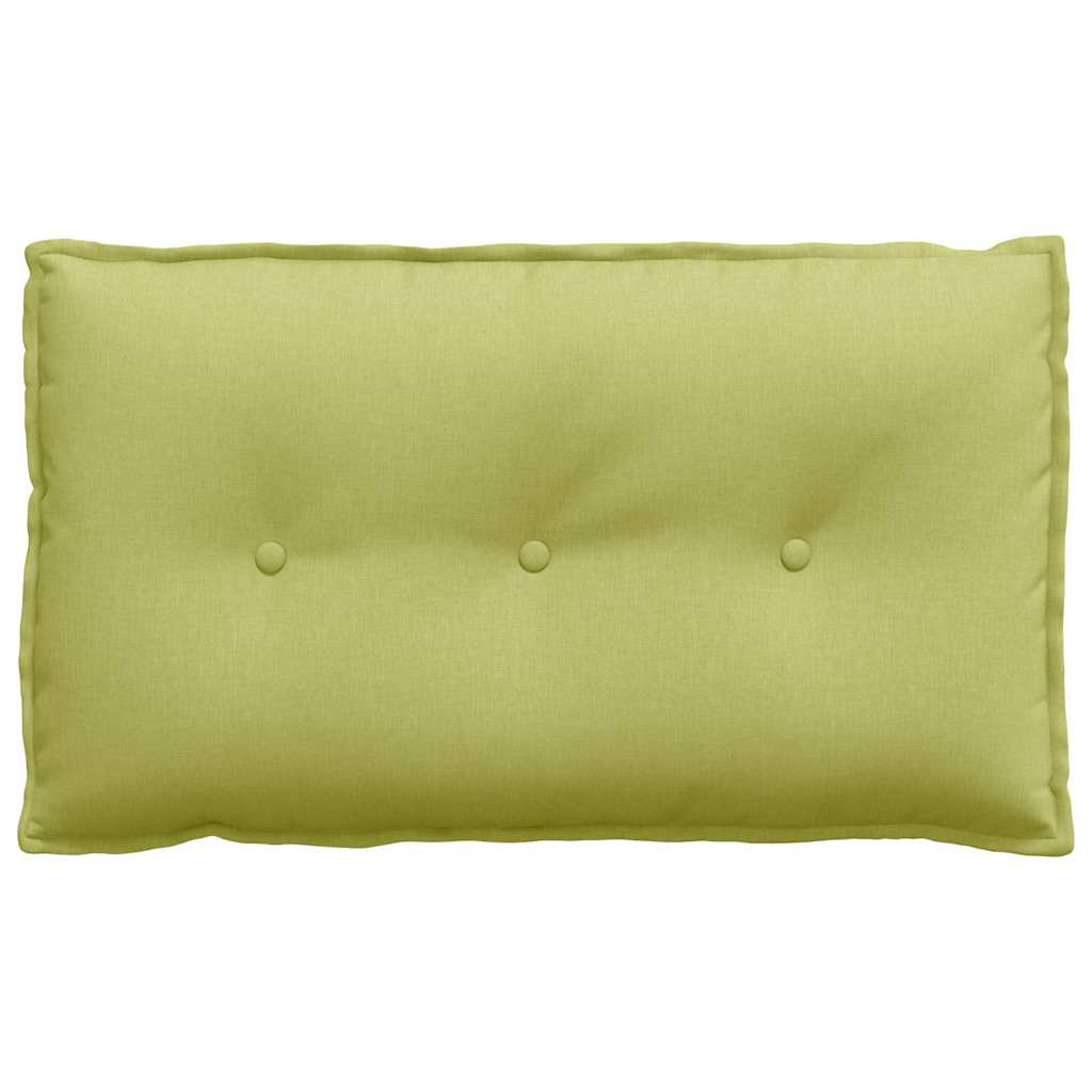 Polštář Na Záda Světlá Zelená 80 X 19 X 50 Cm Textil