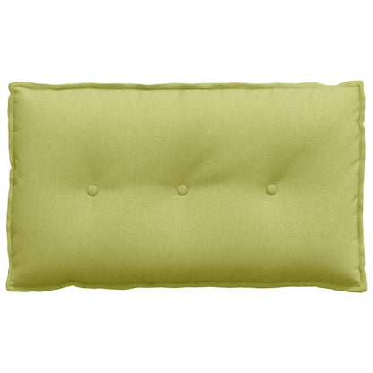 Polštář Na Záda Světlá Zelená 80 X 19 X 50 Cm Textil