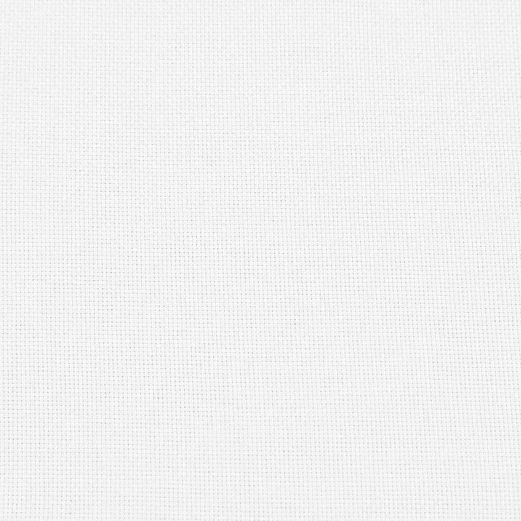 Polštář Na Záda Bílá 80 X 19 X 50 Cm Textil
