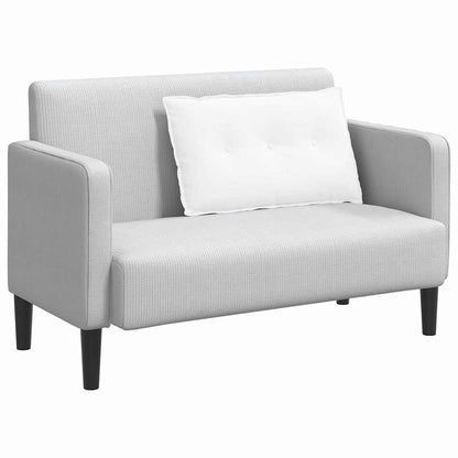 Polštář Na Záda Bílá 80 X 19 X 50 Cm Textil