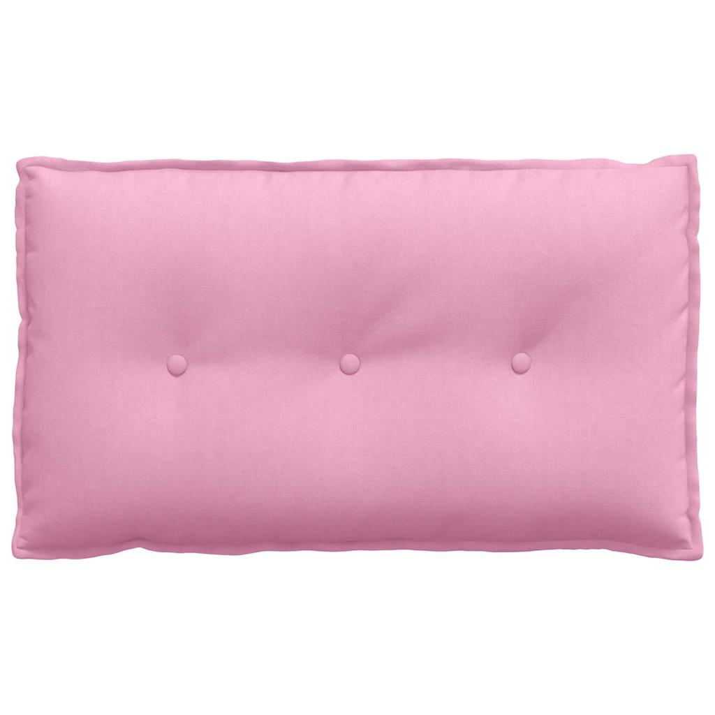 Polštář Na Záda Růžová 80 X 19 X 50 Cm Textil