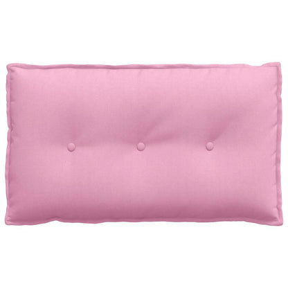 Polštář Na Záda Růžová 80 X 19 X 50 Cm Textil