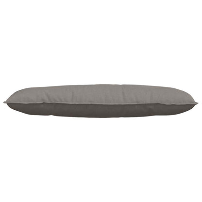 Polštář Na Záda Taupe 120 X 19 X 50 Cm Textil